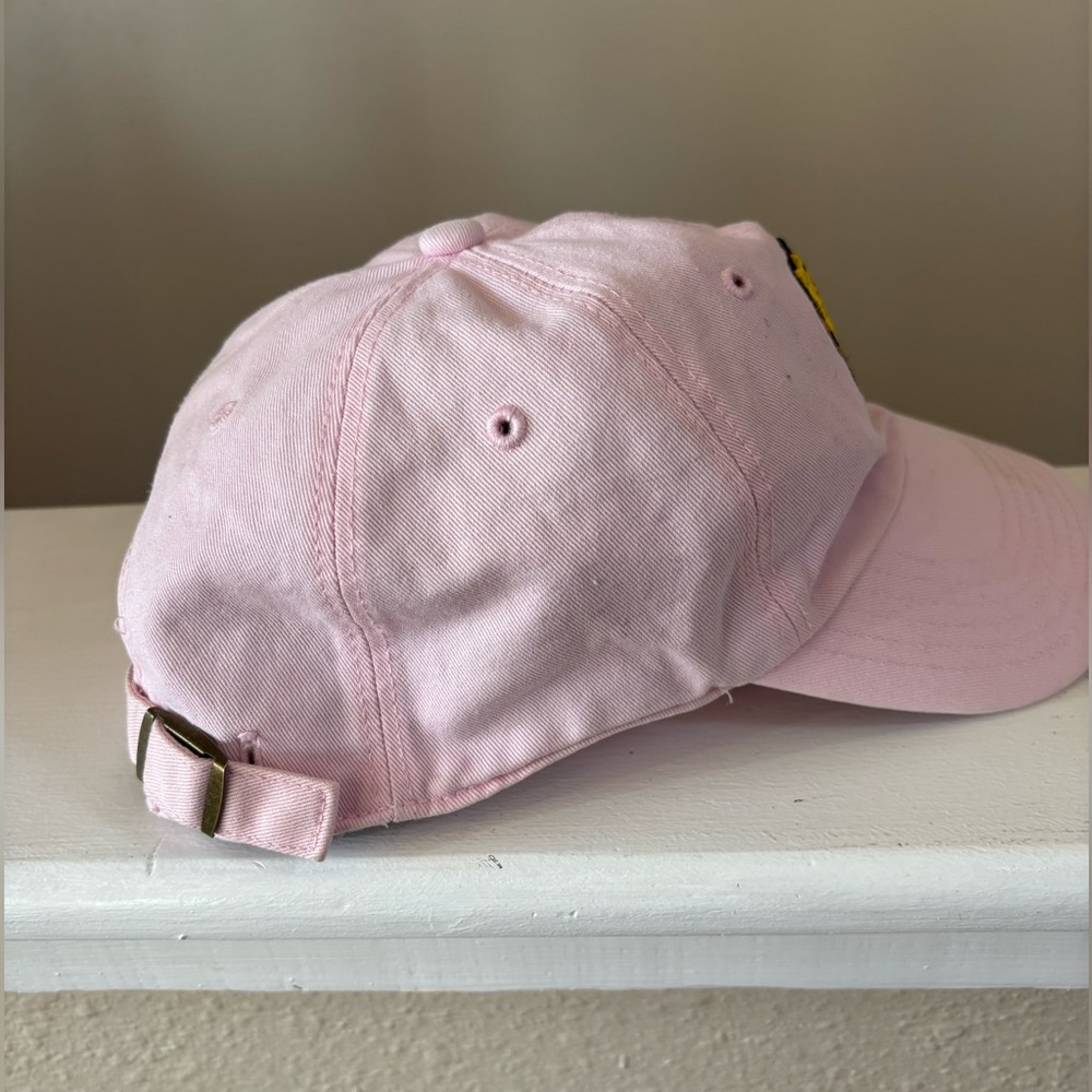 Pink Embroidered Women's Cap - Picture 3 of 6